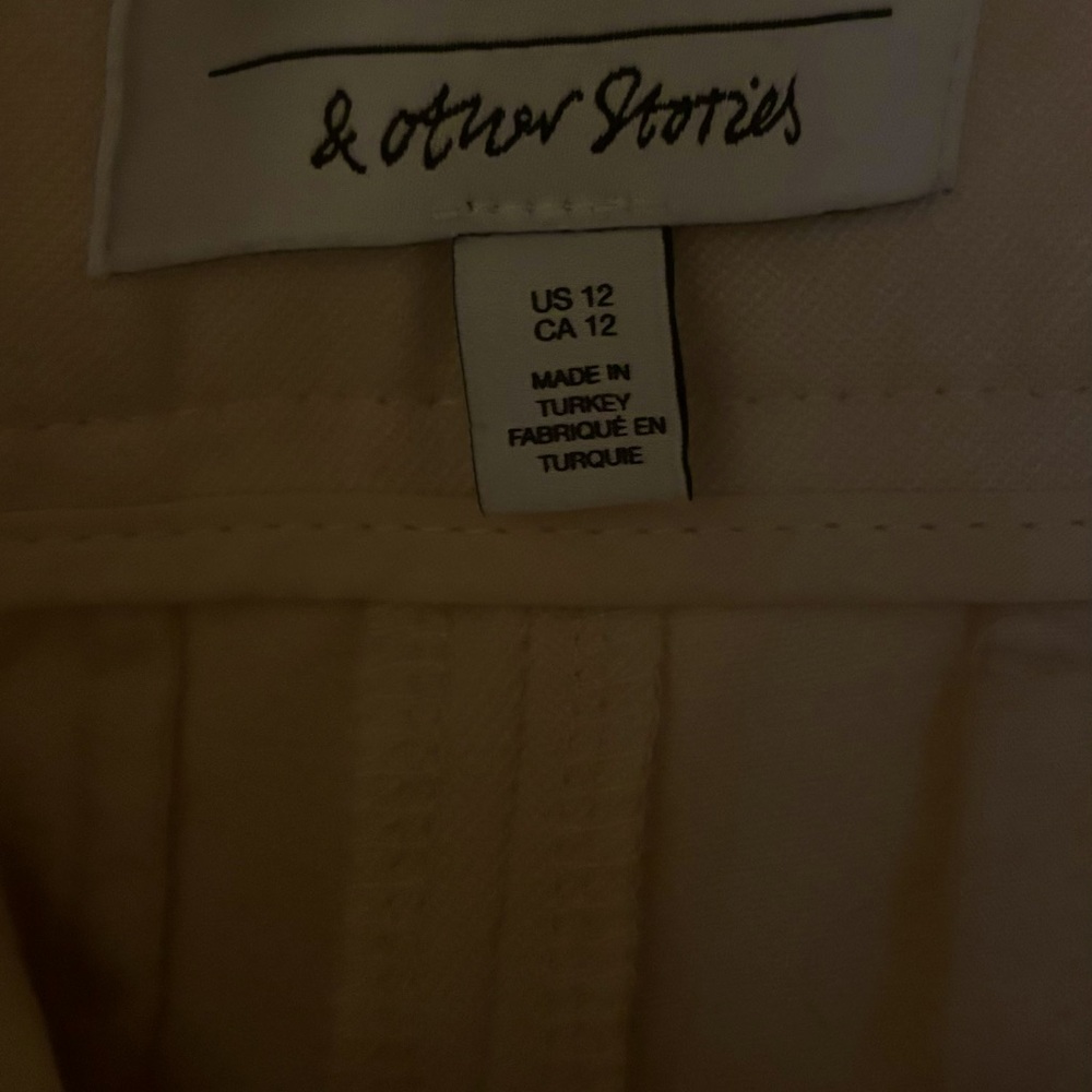 Wide leg cream Trousers from & Other Stories.